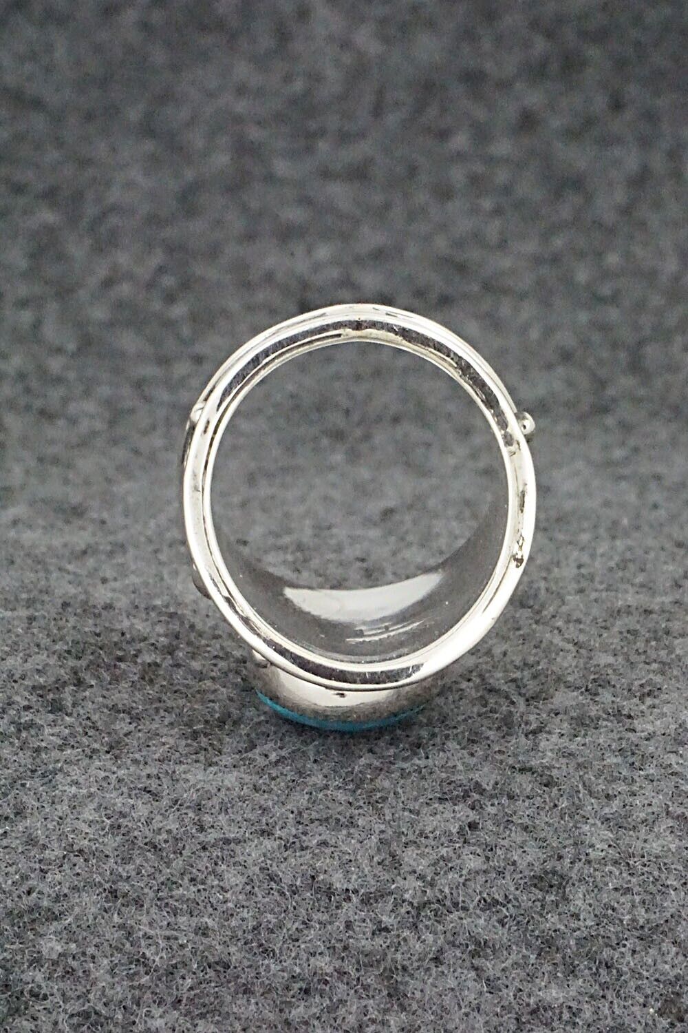 Turquoise and Sterling Silver Ring - Larson Lee - Size 10