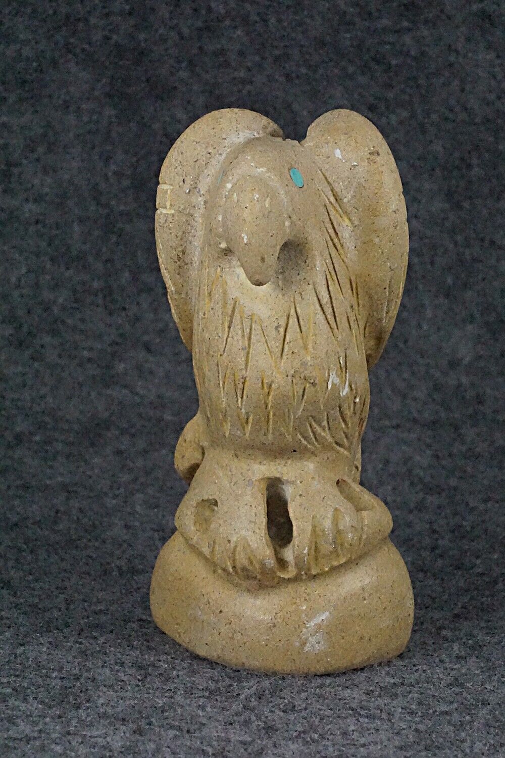 Eagle Zuni Fetish Carving - Daniel Chattin