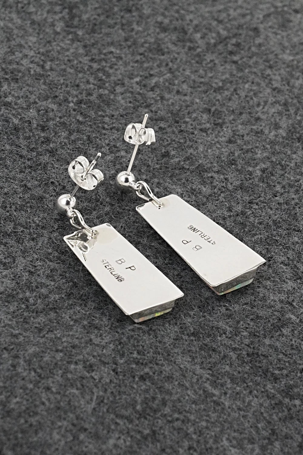 Opalite & Sterling Silver Earrings - Brenda Pete