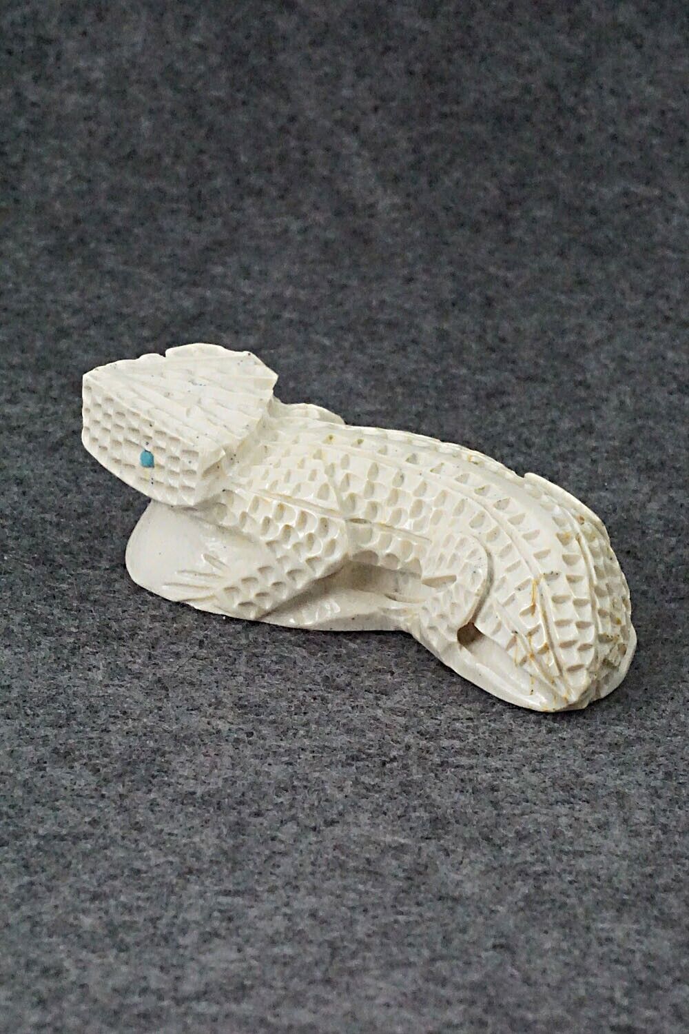 Horned Toad Zuni Fetish Carving - Jensen Charlie