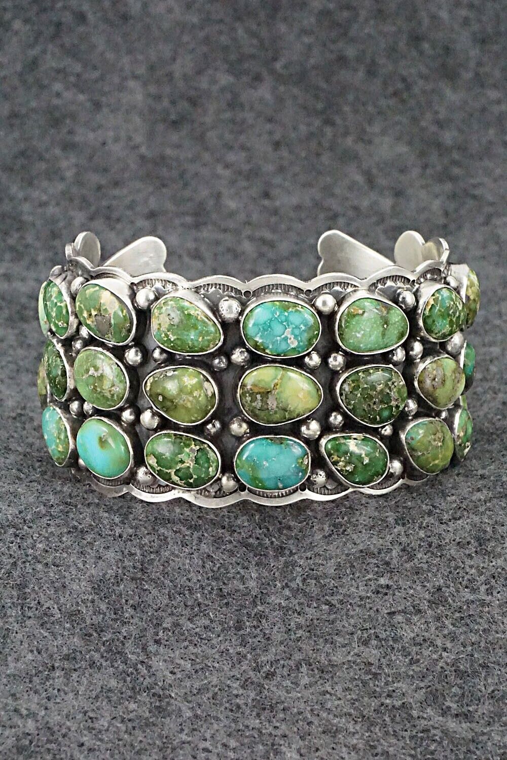 Turquoise & Sterling Silver Bracelet - Tom Lewis