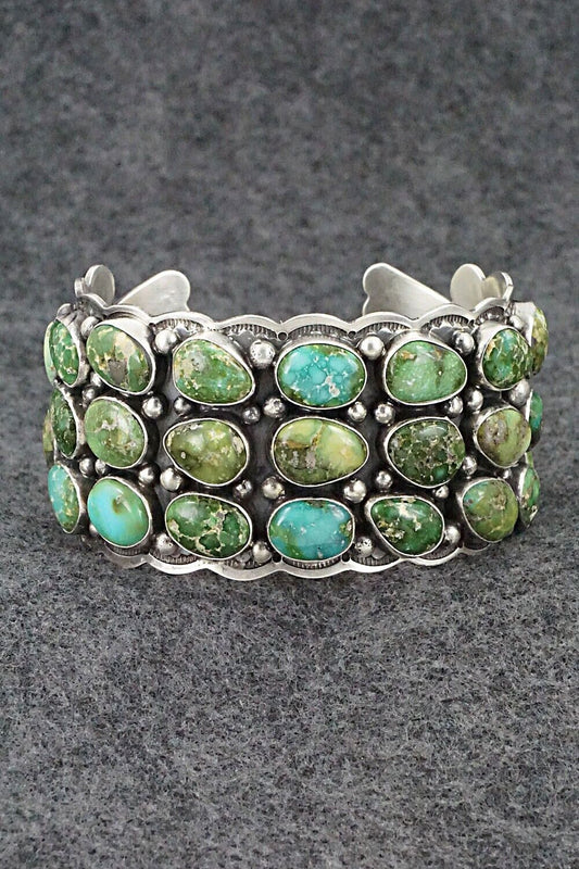 Turquoise & Sterling Silver Bracelet - Tom Lewis