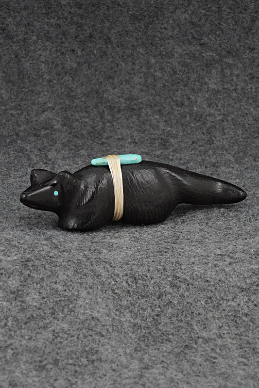 Wolf Zuni Fetish Carving - Herbert Halate