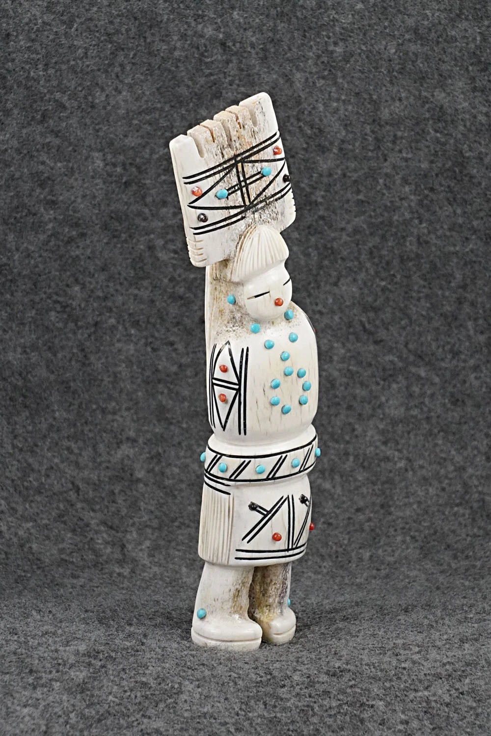Corn Maiden Zuni Fetish Carving - Claudia Peina