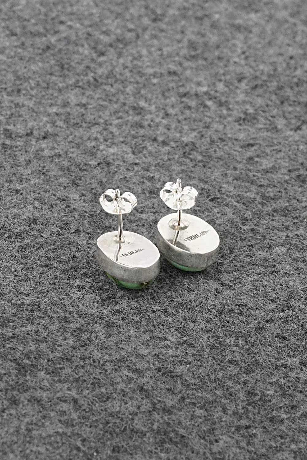 Turquoise & Sterling Silver Earrings - Rosemary Saunders