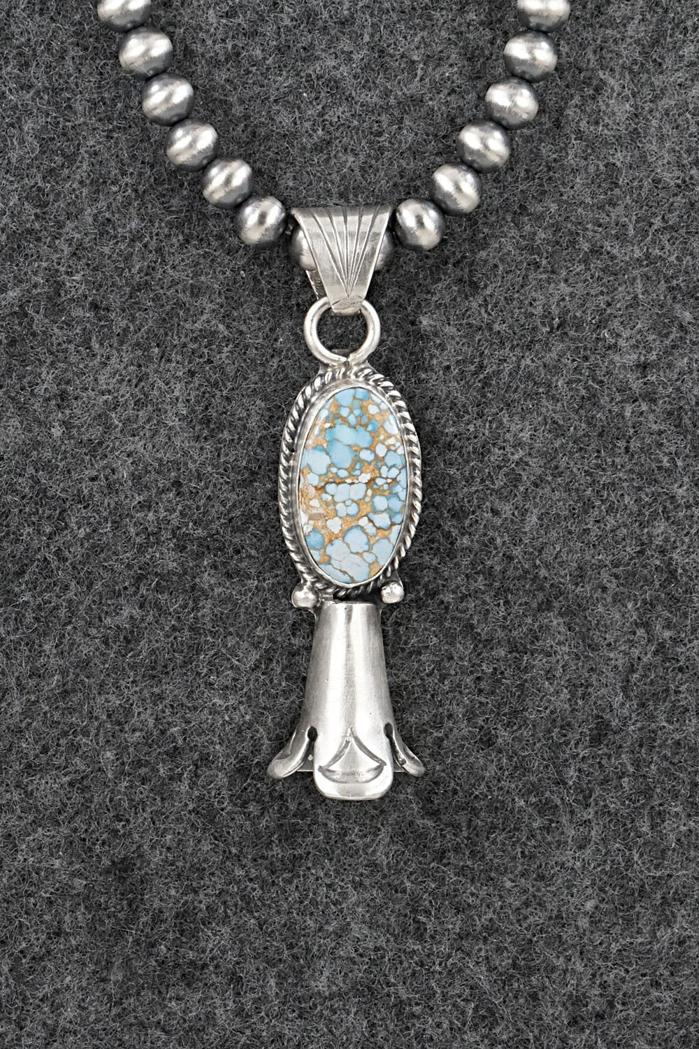 Turquoise & Sterling Silver Necklace - Sharon McCarthy