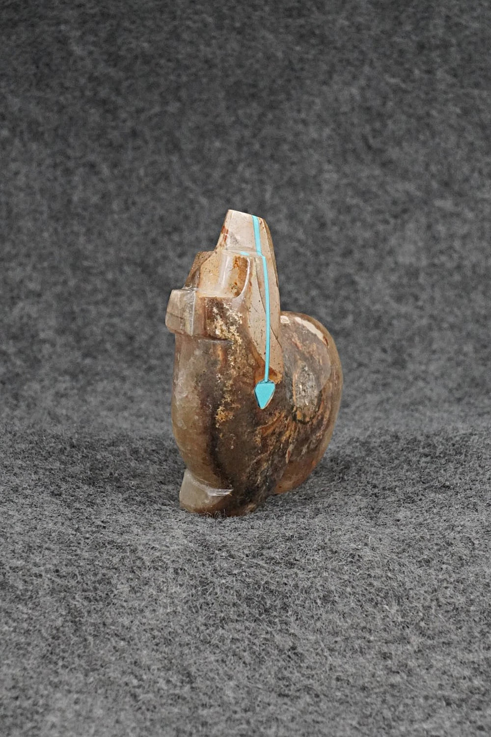 Bear Zuni Fetish Carving - Kenric Laiwakete