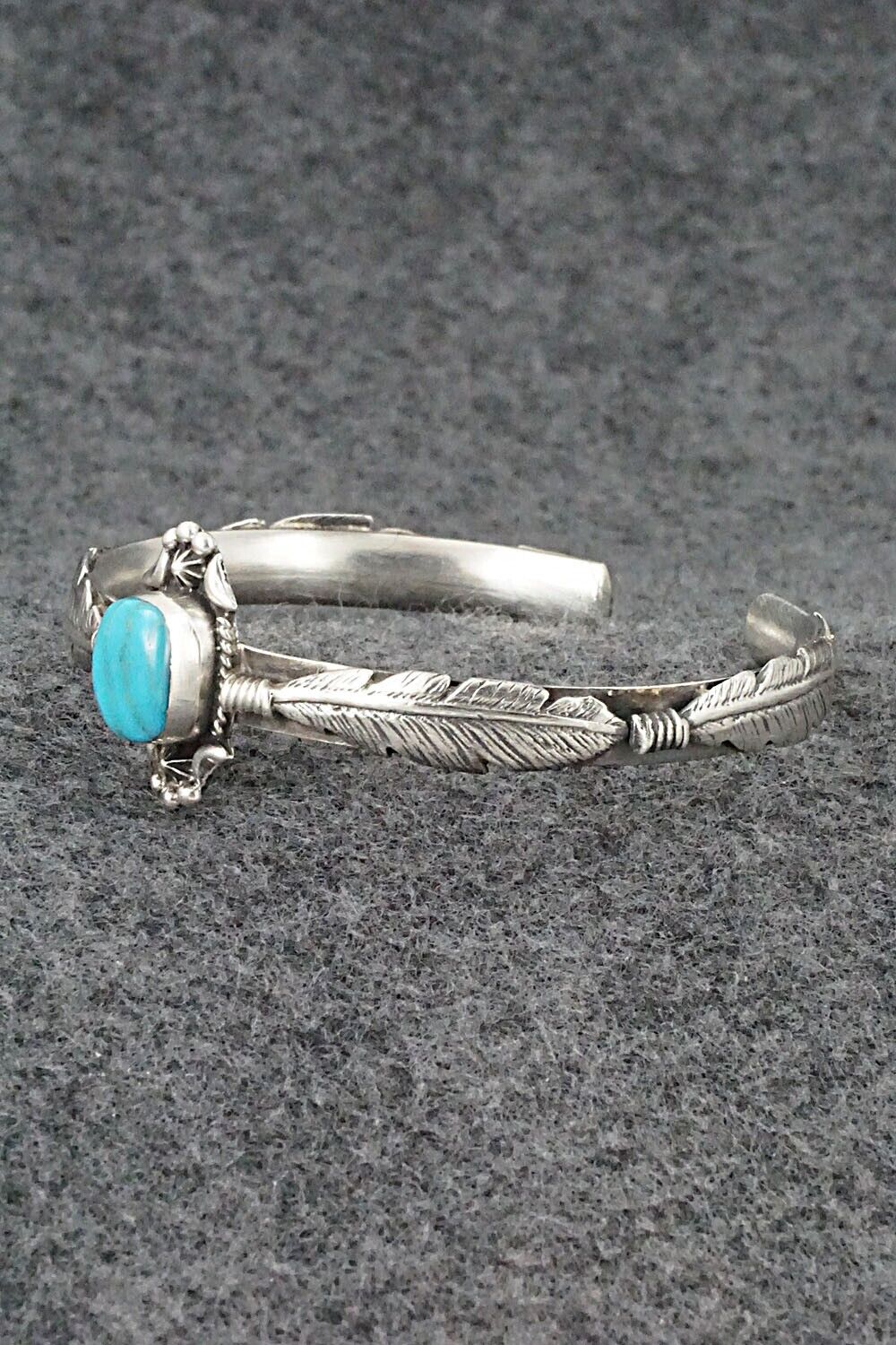Turquoise & Sterling Silver Bracelet - Bobby Platero