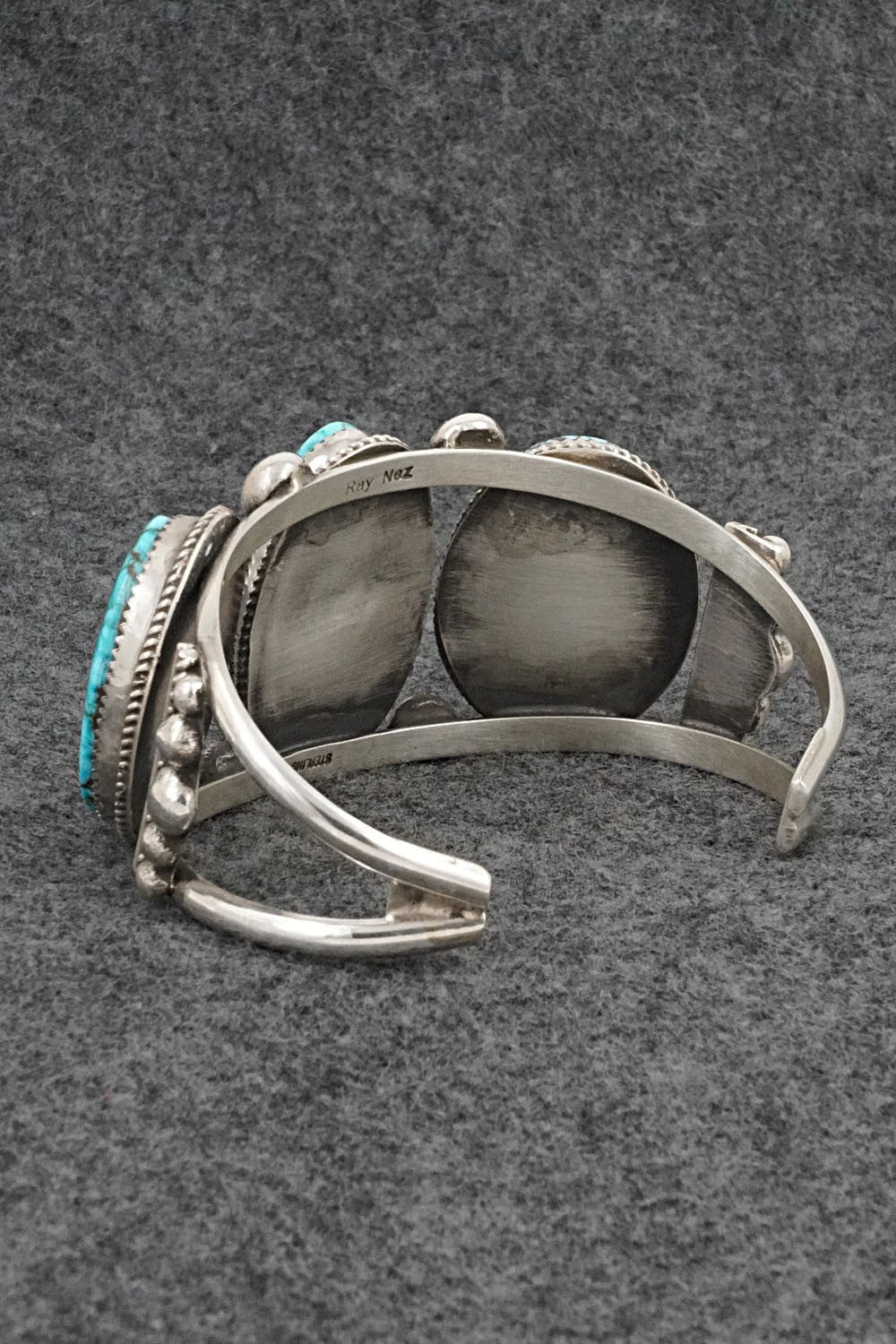 Turquoise & Sterling Silver Bracelet - Ray Nez