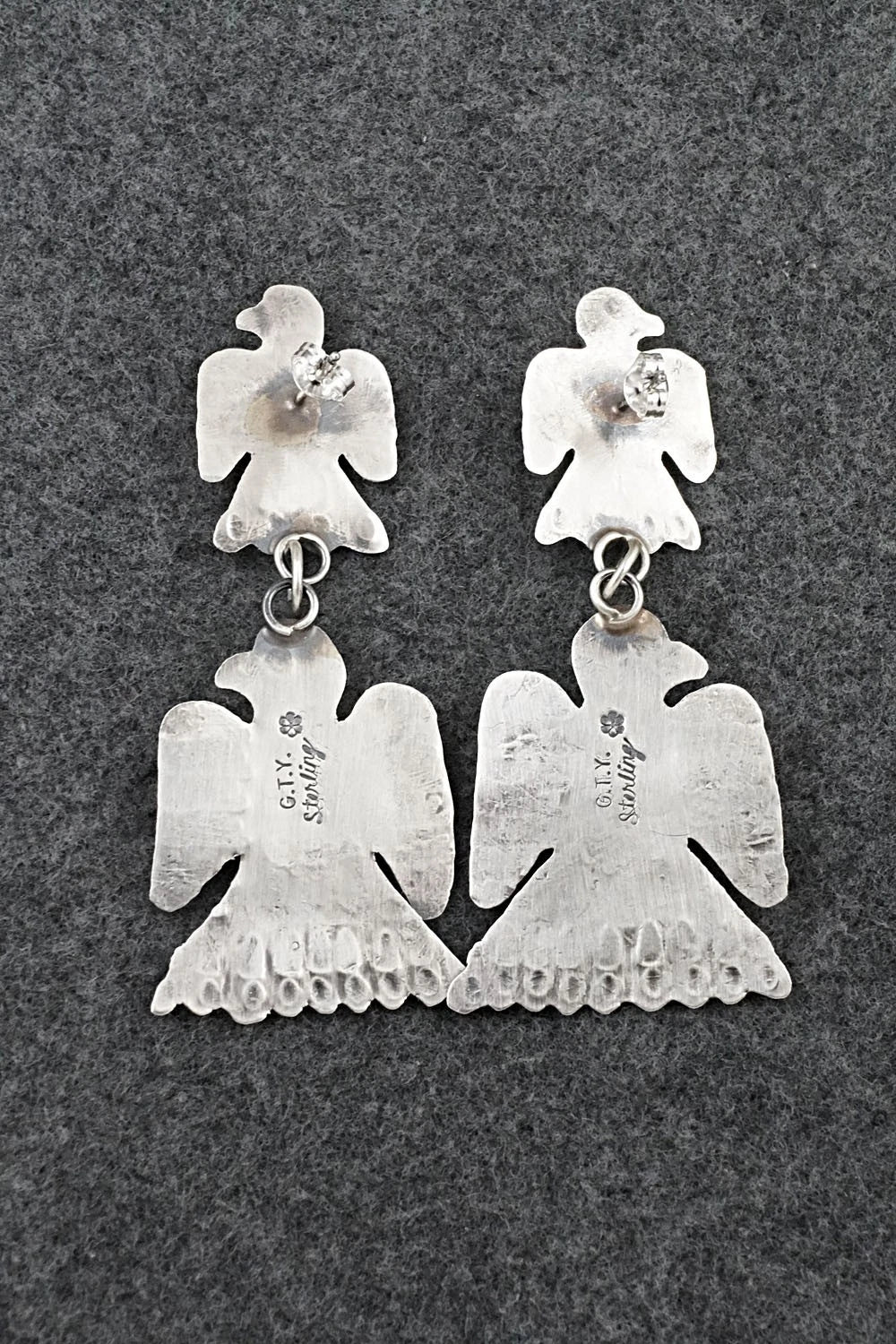 Turquoise & Sterling Silver Earrings - Gabrielle Yazzie