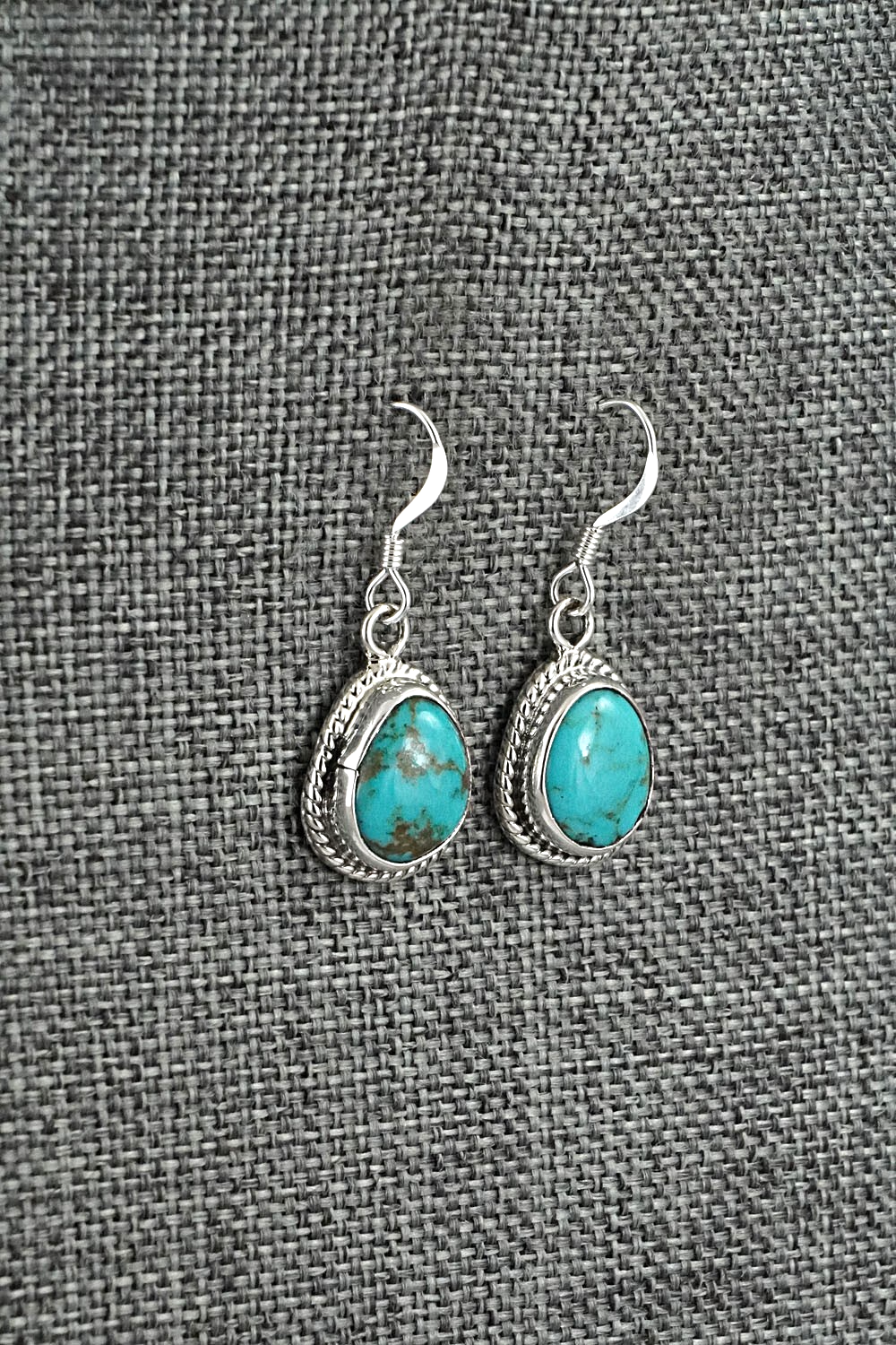 Turquoise & Sterling Silver Earrings - Sharon McCarthy