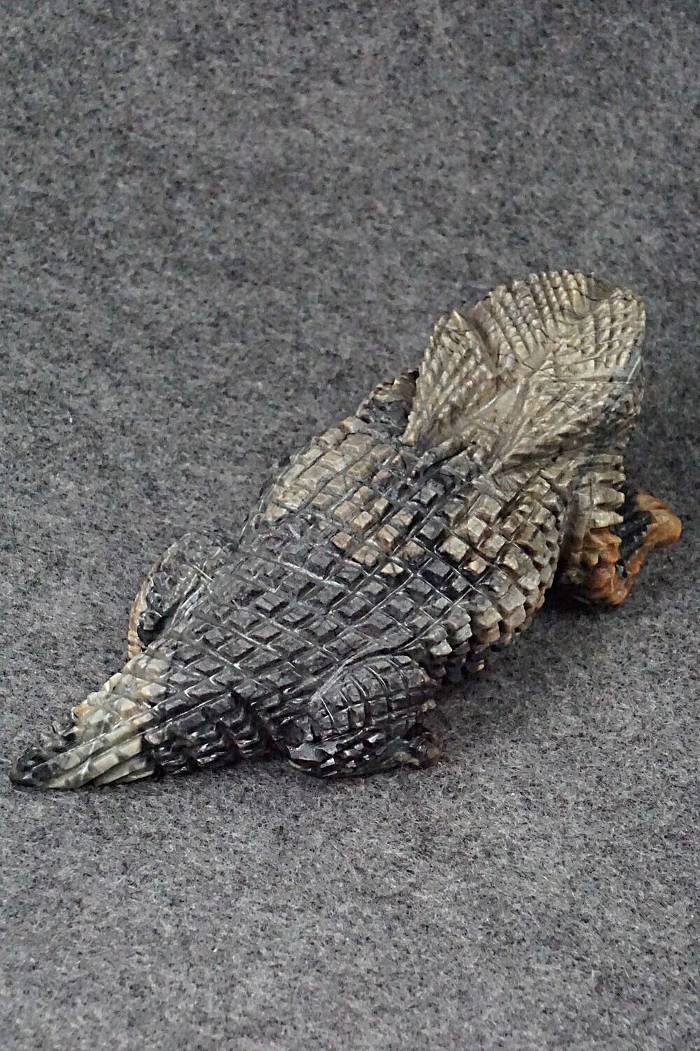 Horned Toad Zuni Fetish Carving - Tony Mackel