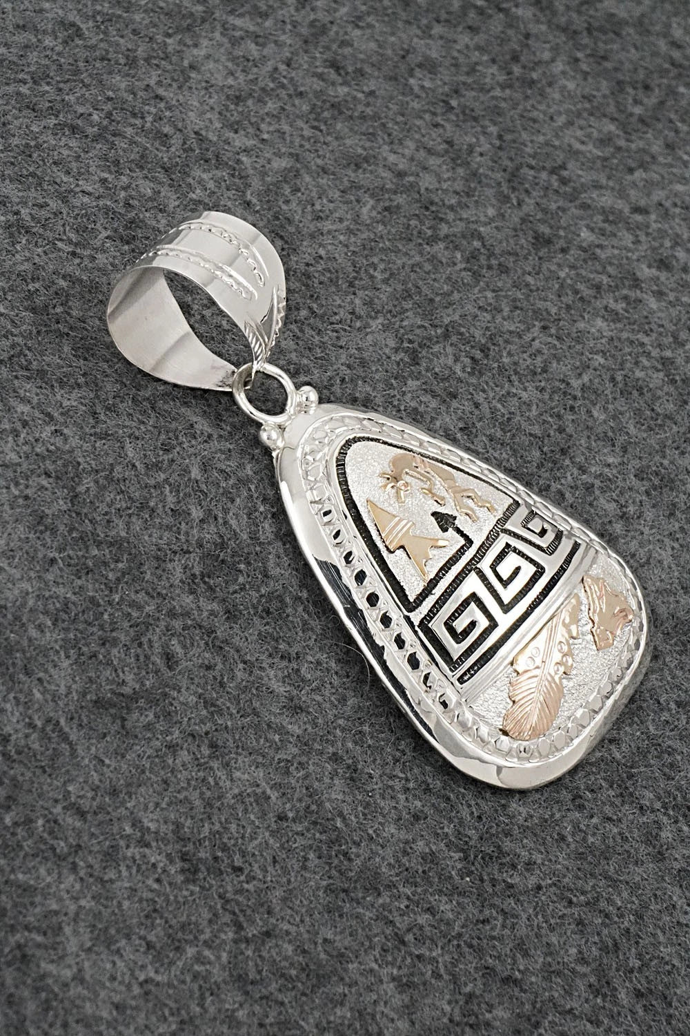 Sterling Silver & Gold Fill Pendant - Allison Manulito