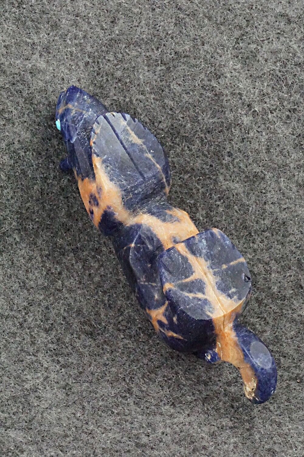 Mountain Lion Zuni Fetish Carving - Ronnie Lunasee