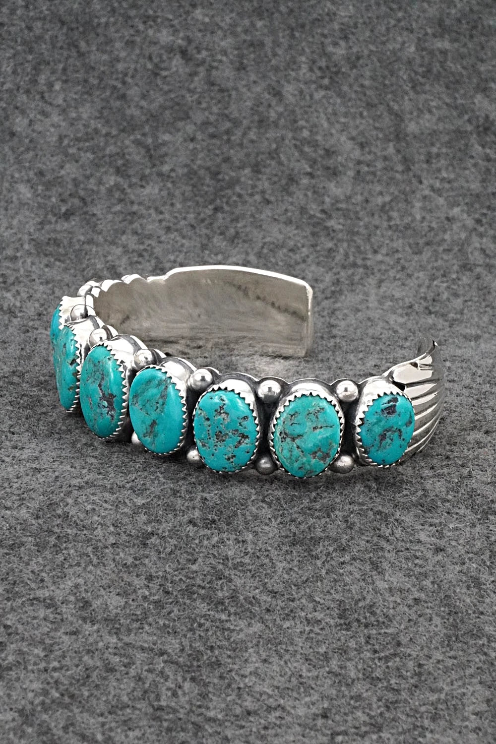 Turquoise & Sterling Silver Bracelet - Wilbert Muskett Sr.
