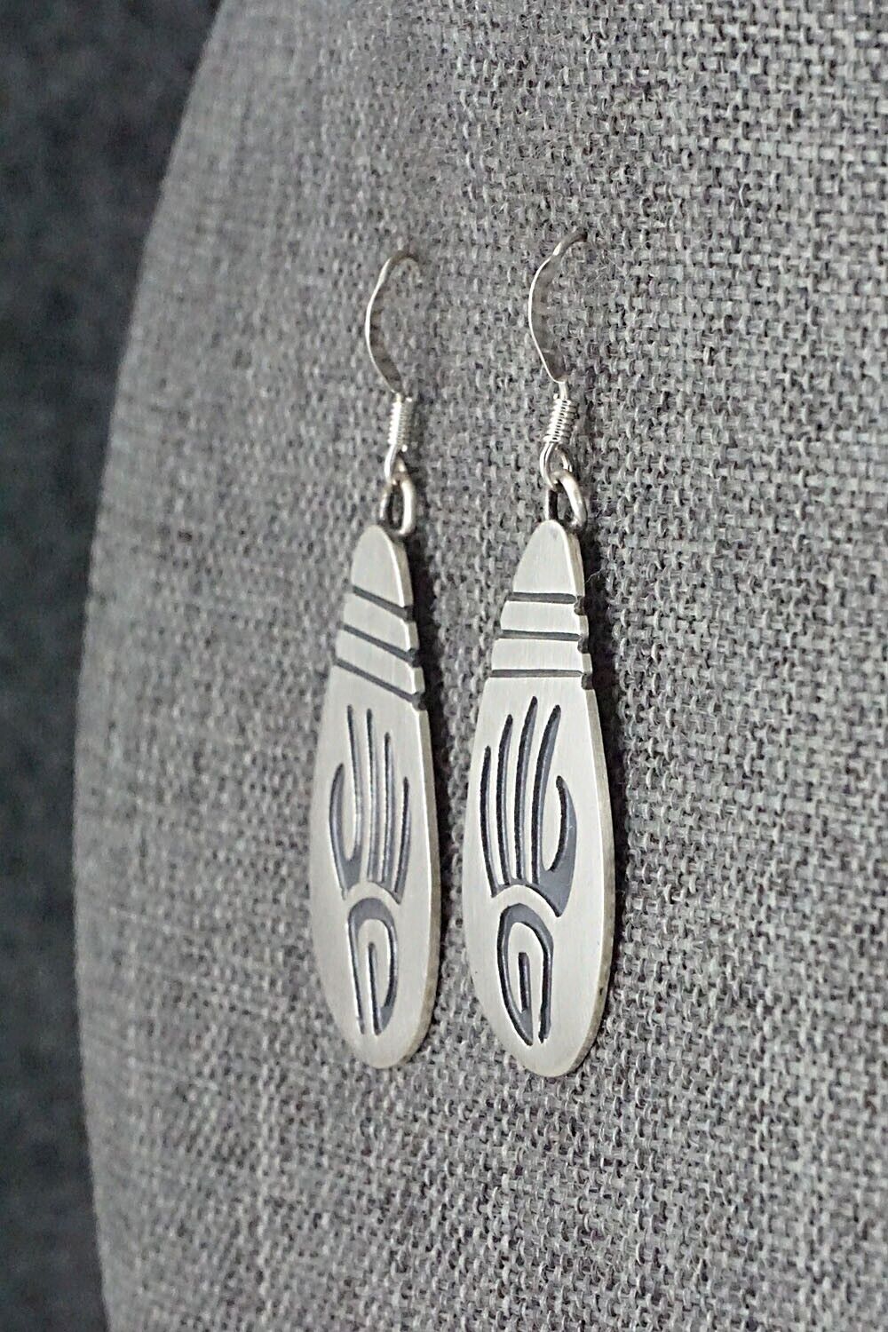 Sterling Silver Earrings - Charlie Yazzie