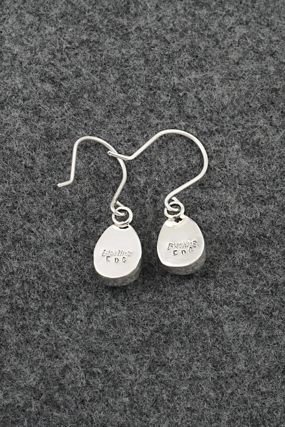 Turquoise & Sterling Silver Earrings - Eugene Gruber