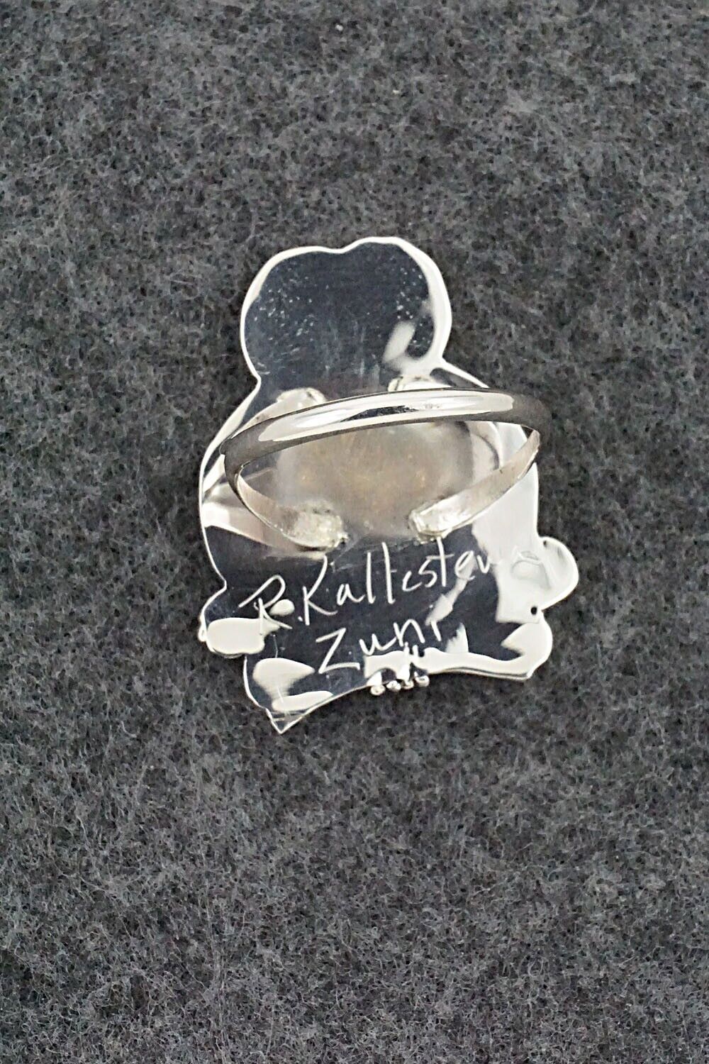 Multi-Stone & Sterling Silver Ring - Reginda Kallestewa - Size 9