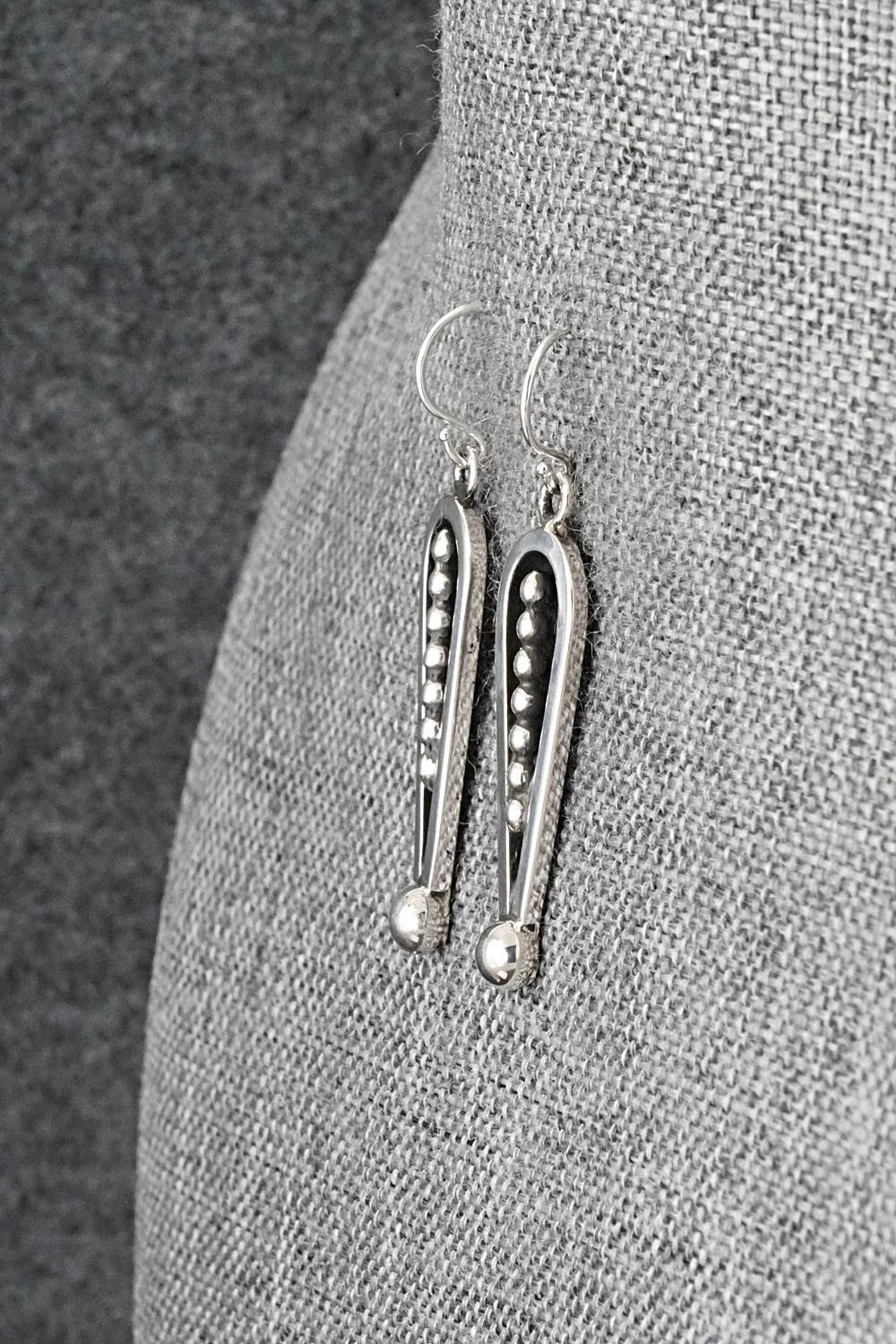 Sterling Silver Earrings - Jonathan Nez