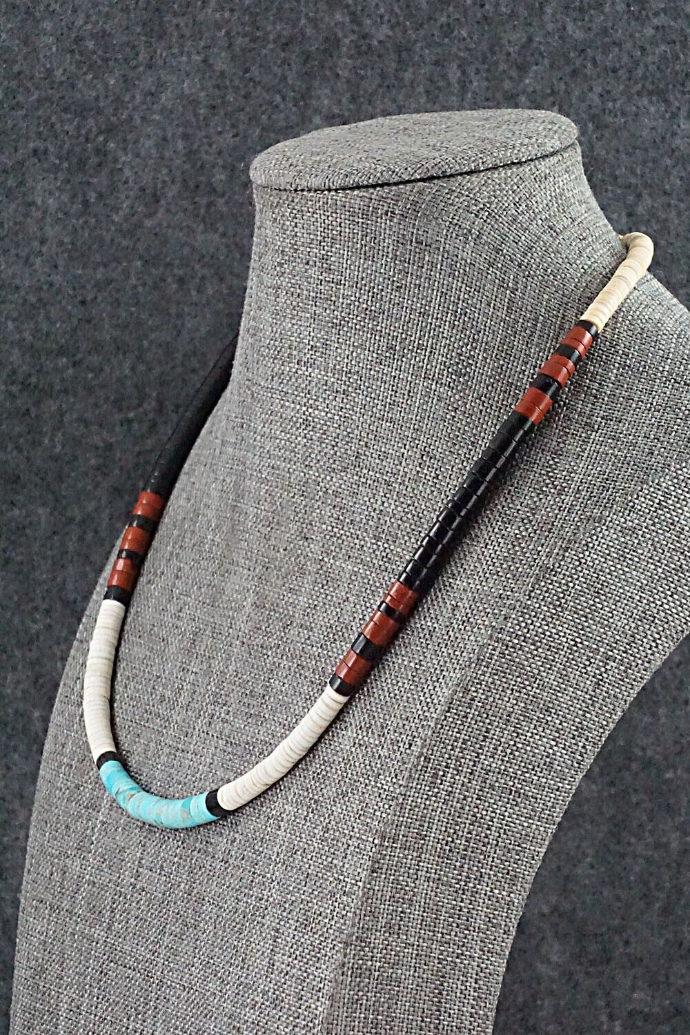Multi-Stone & Sterling Silver Necklace - Torevia Crespin