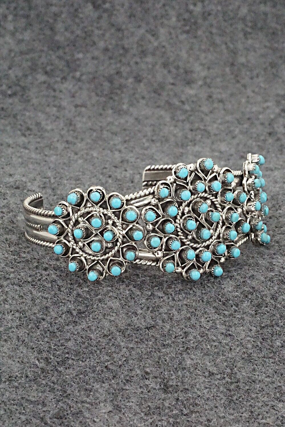 Turquoise & Sterling Silver Bracelet - Wayne Johnson