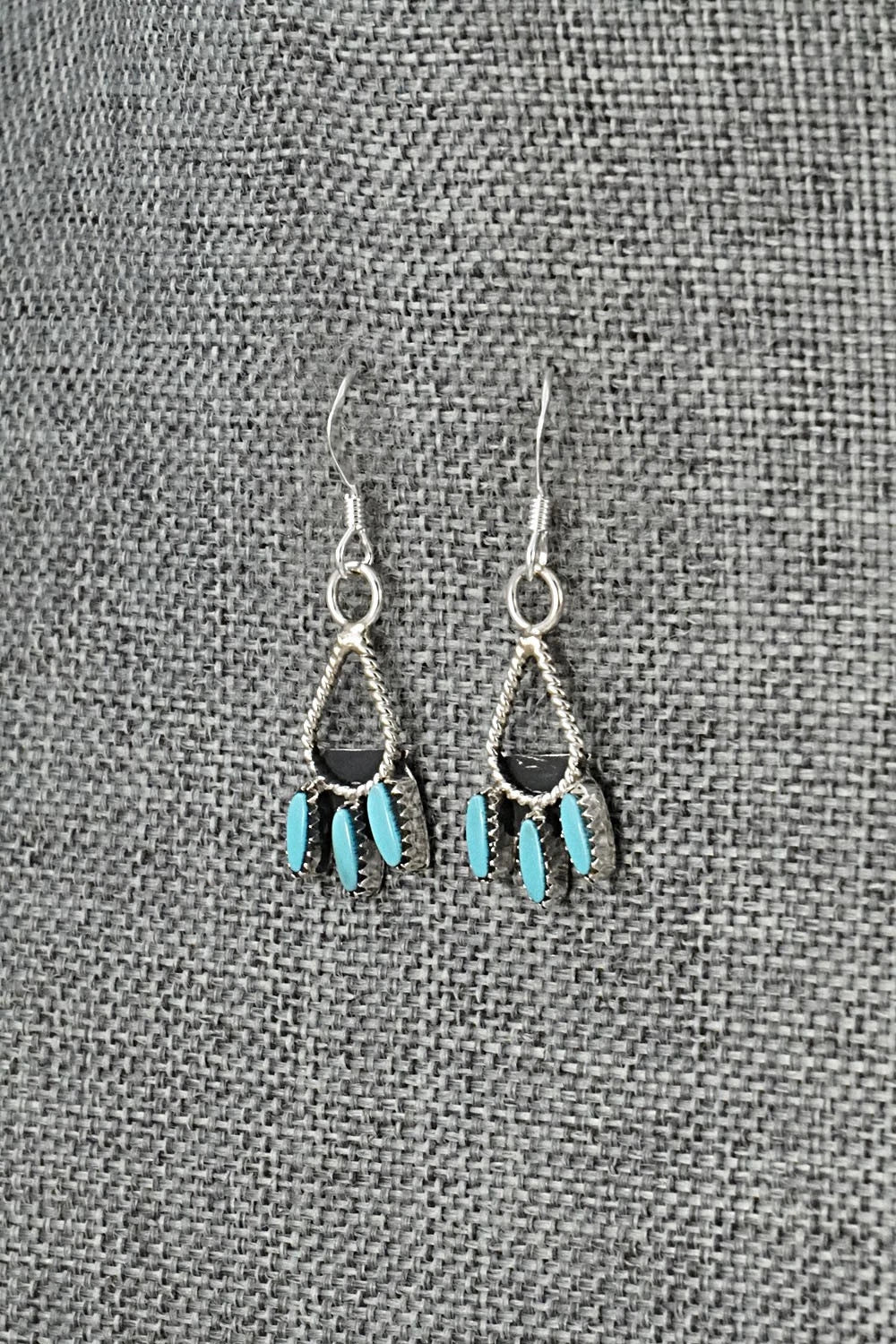 Turquoise & Sterling Silver Necklace Set - Evonne Hustito