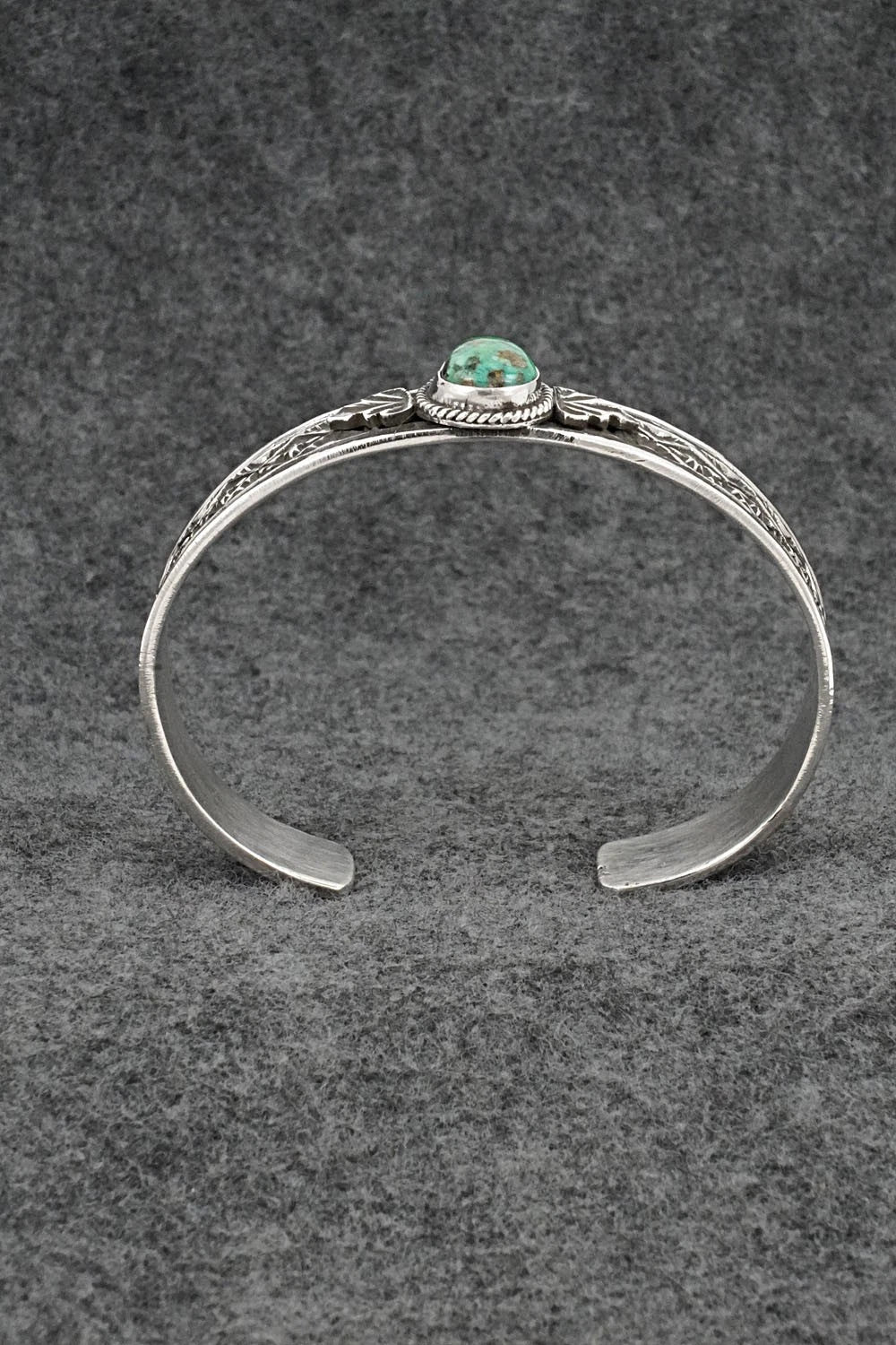 Turquoise & Sterling Silver Bracelet - Leonard Maloney