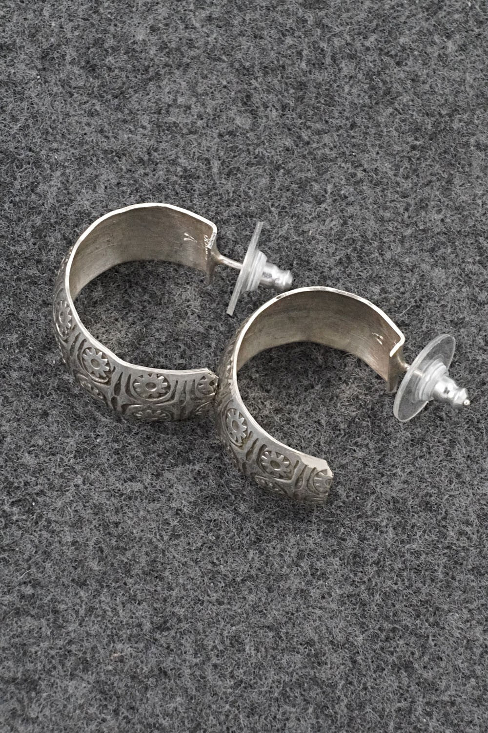 Sterling Silver Hoop Earrings - Nora Ashley