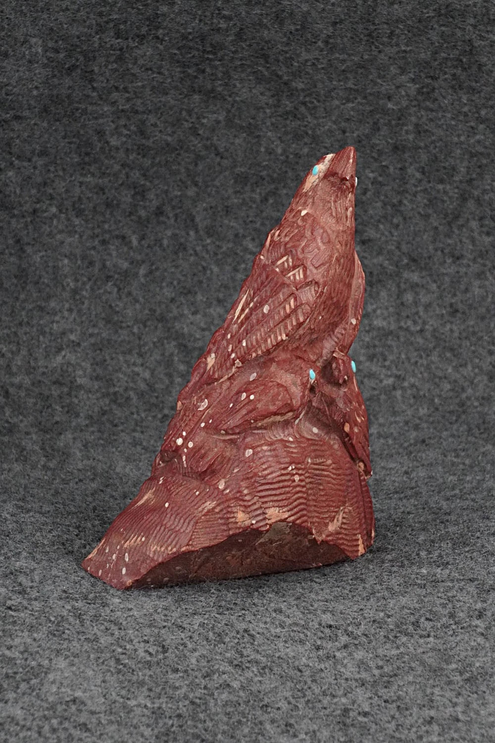 Eagle Zuni Fetish Carving - Derrick Kammasee