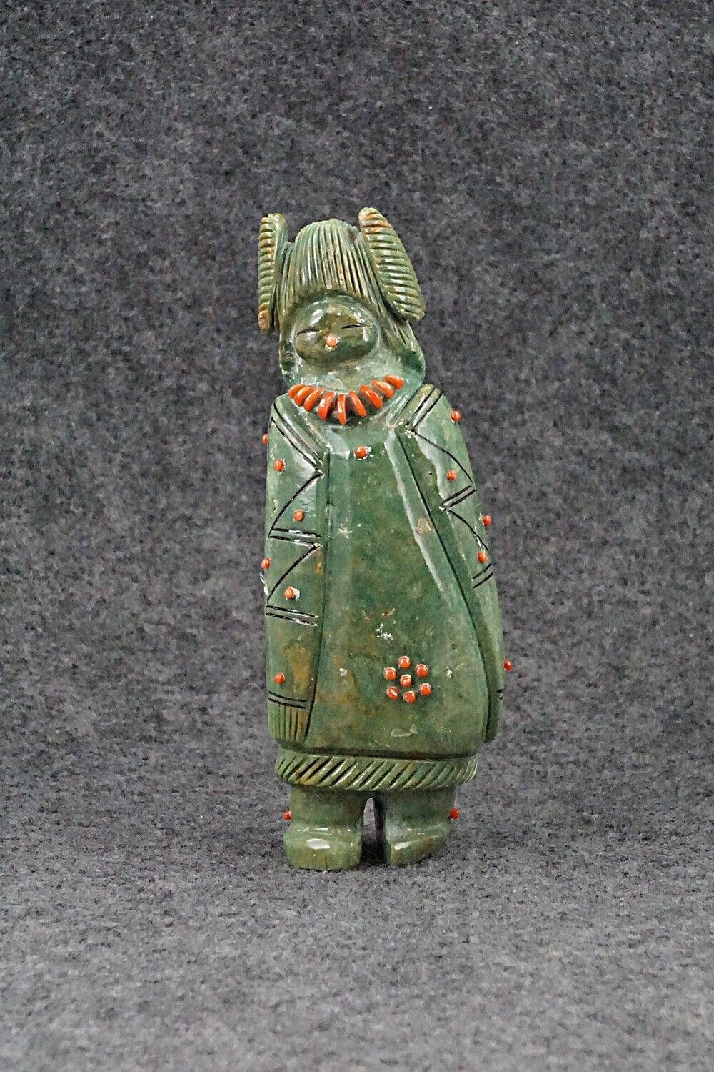 Corn Maiden Zuni Fetish Carving - Claudia Peina