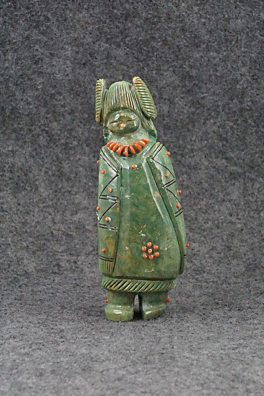 Corn Maiden Zuni Fetish Carving - Claudia Peina
