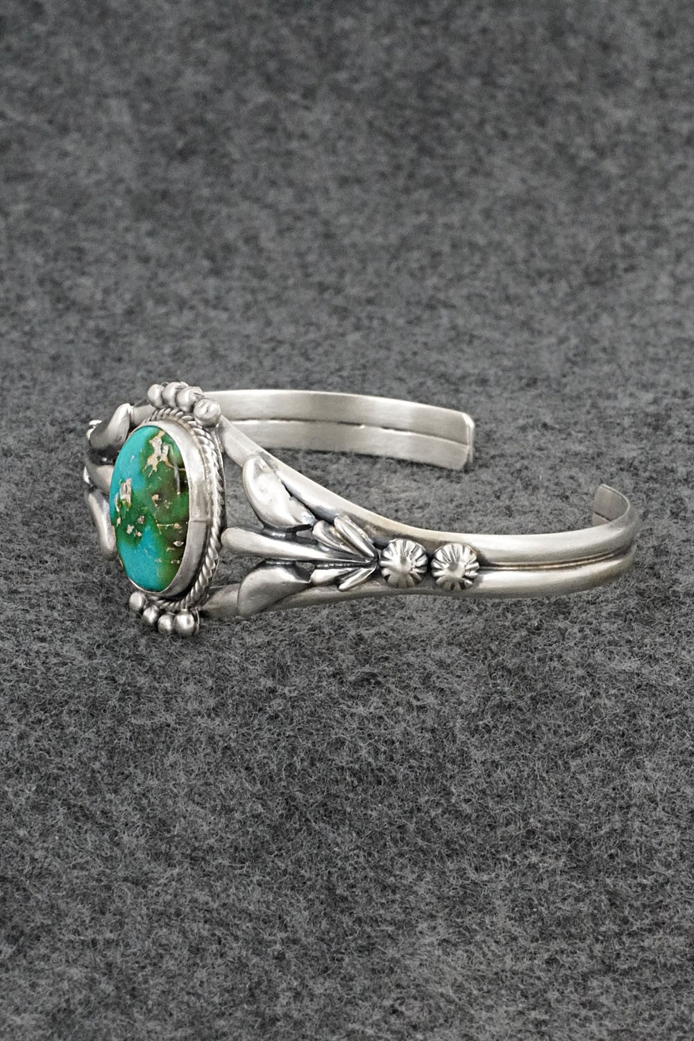 Turquoise & Sterling Silver Bracelet - Bobby Platero
