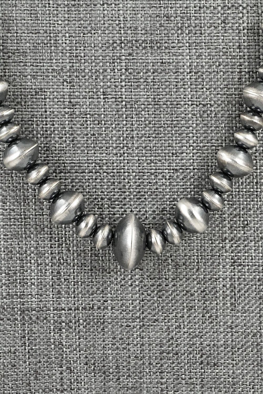 Sterling Silver Navajo Pearl Necklace 20" - Crystal Haley