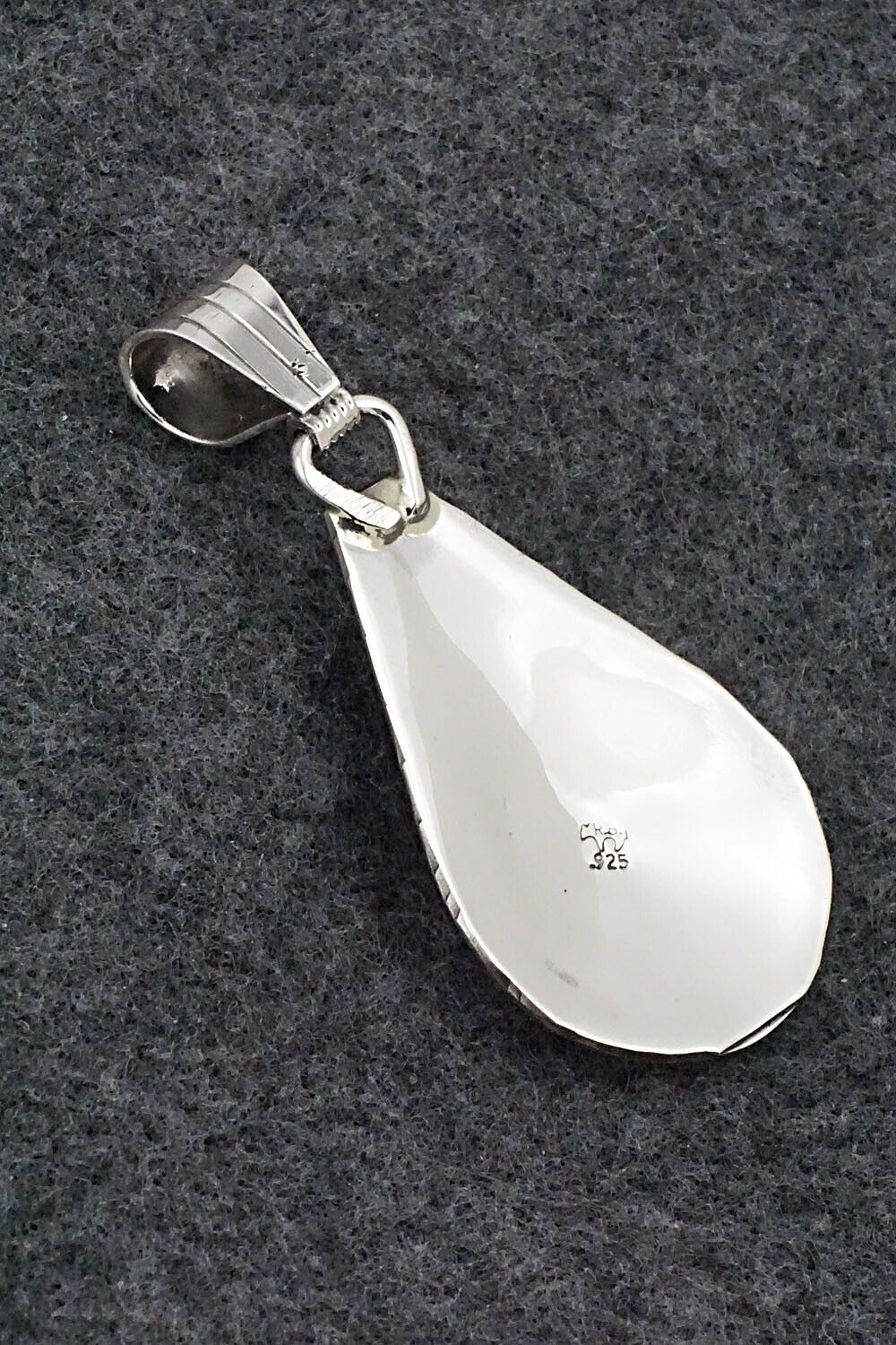 Turquoise & Sterling Silver Pendant - Henry Attakai