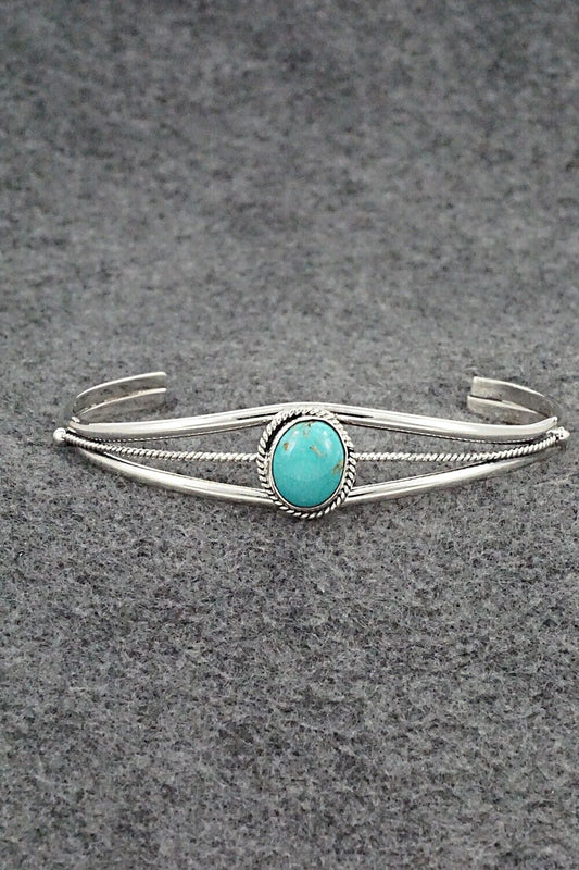 Turquoise & Sterling Silver Bracelet - Alice Rose Saunders