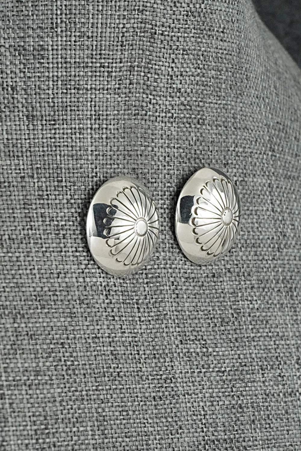Sterling Silver Earrings - Marie Yazzie