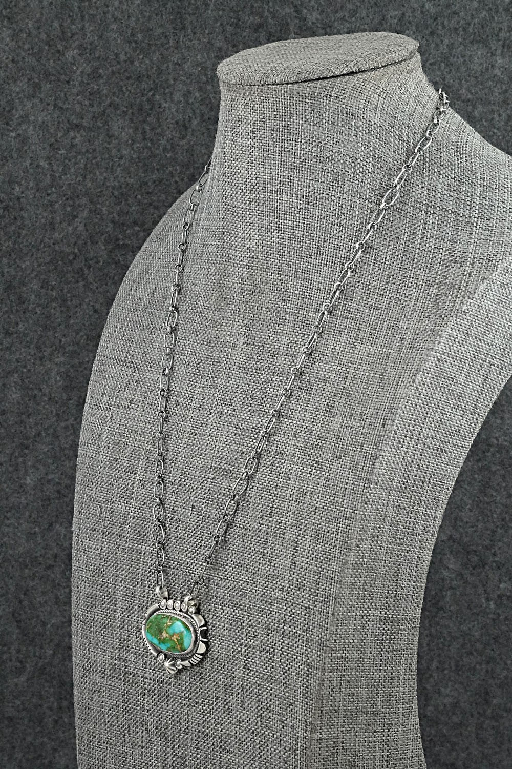Turquoise & Sterling Silver Necklace - Daniel Benally