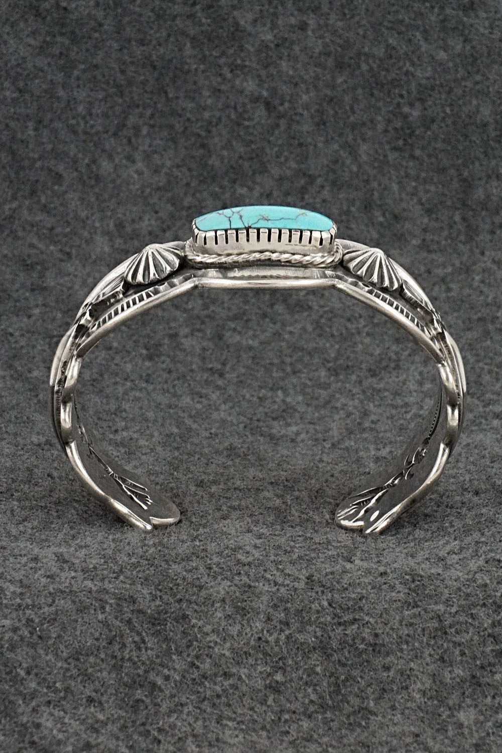 Turquoise & Sterling Silver Bracelet - Roland Dixson