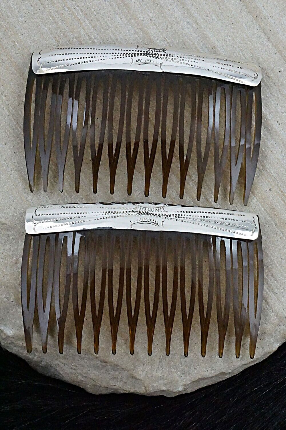 Sterling Silver Hair Combs - Randall Dalgai