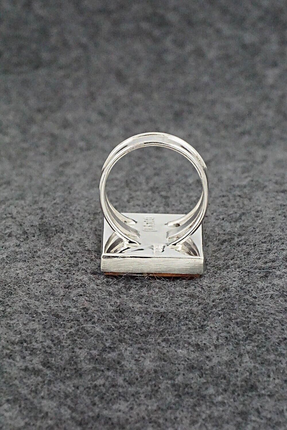 Spiny Oyster & Sterling Silver Ring - Harold Smith - Size 7.5
