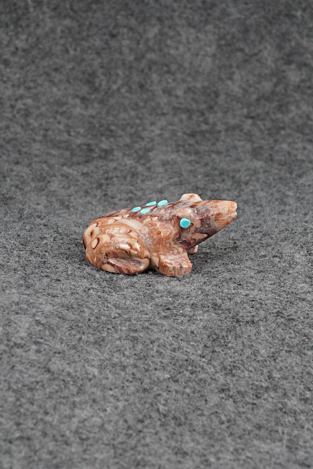 Frog Zuni Fetish Carving - Ronnie Lunasee