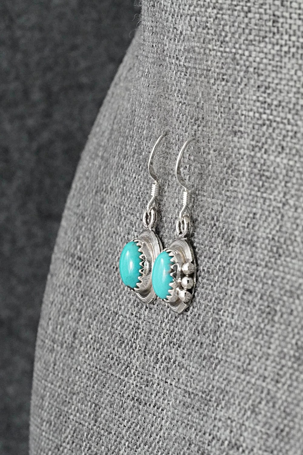Turquoise & Sterling Silver Earrings - Rita Largo
