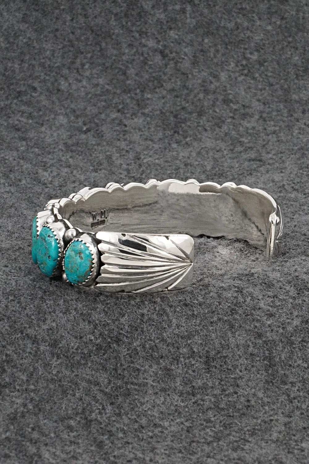 Turquoise & Sterling Silver Bracelet - Wilbert Muskett Sr.