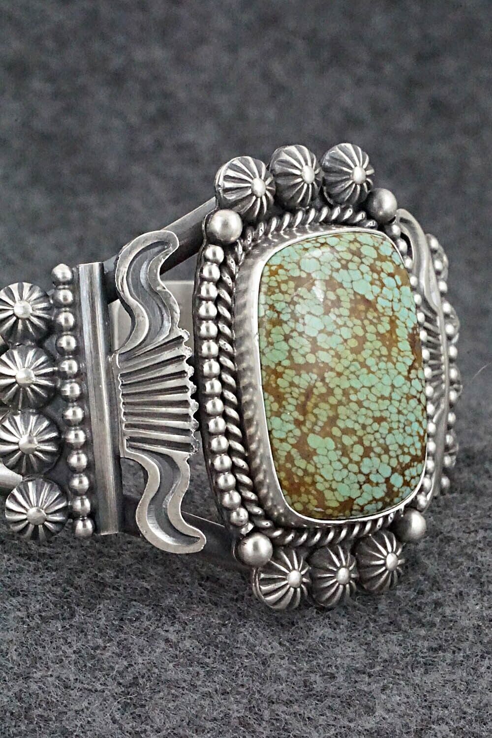 Turquoise & Sterling Silver Bracelet - Michael Calladitto