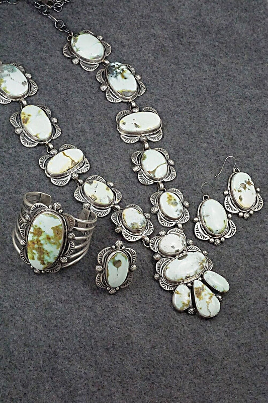 Variscite & Sterling Silver Necklace Set - Kathleen Livingston