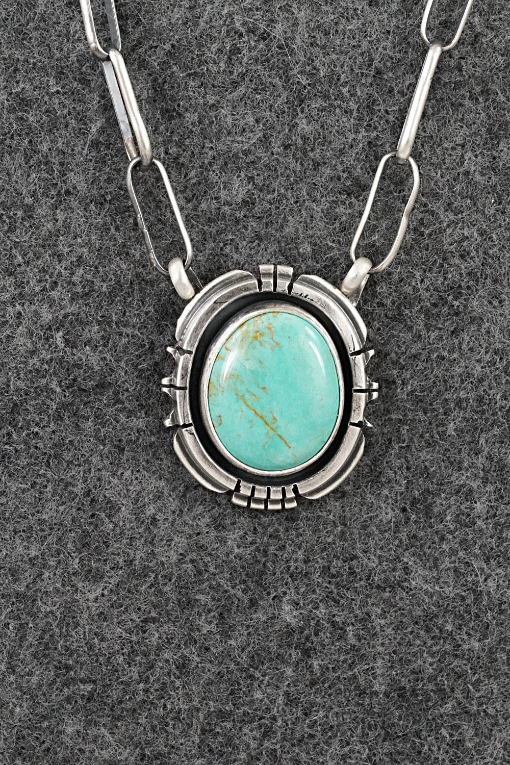 Turquoise & Sterling Silver Necklace - Daniel Benally