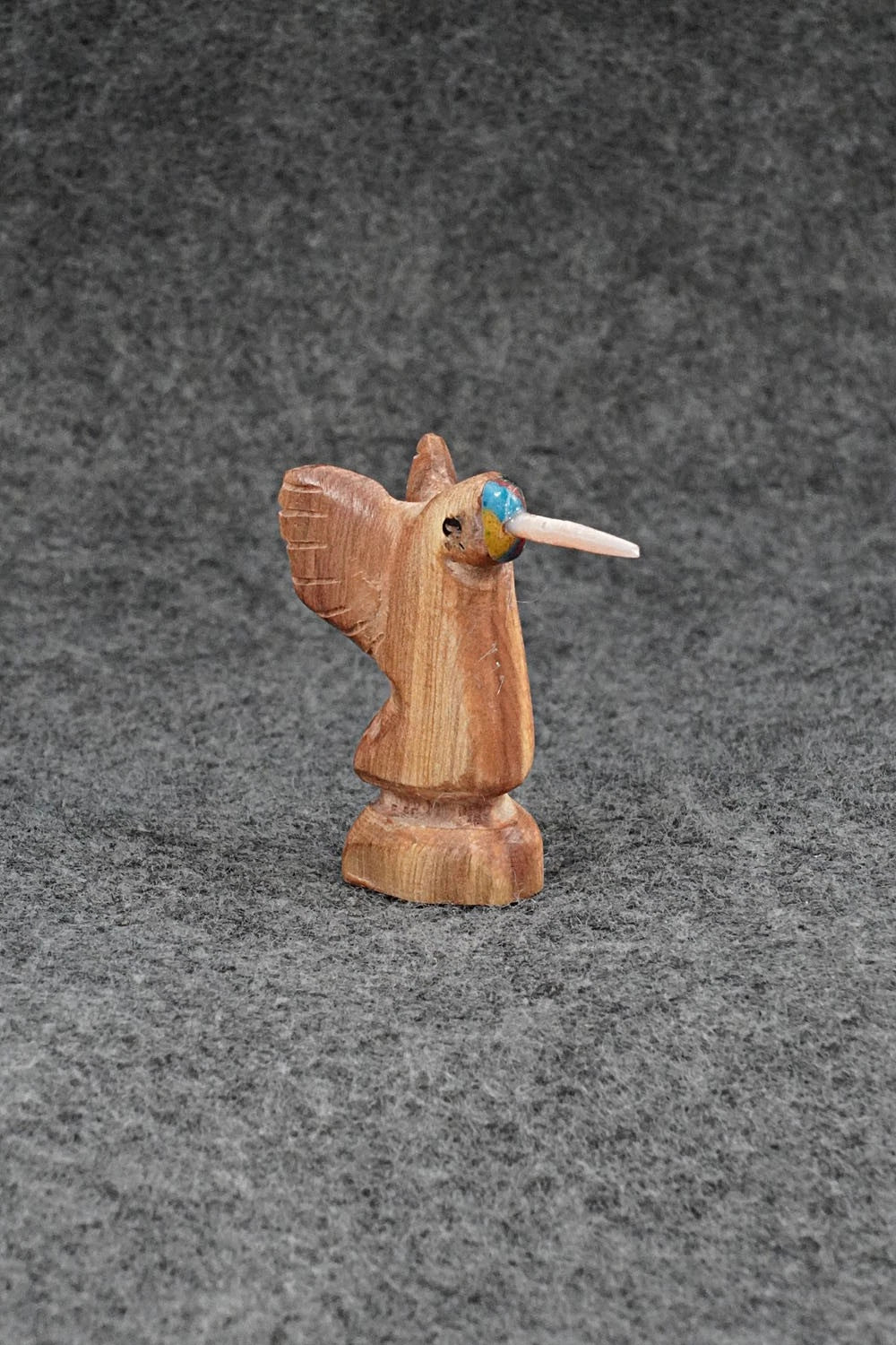 Hummingbird Zuni Fetish Carving - Justin Red Elk