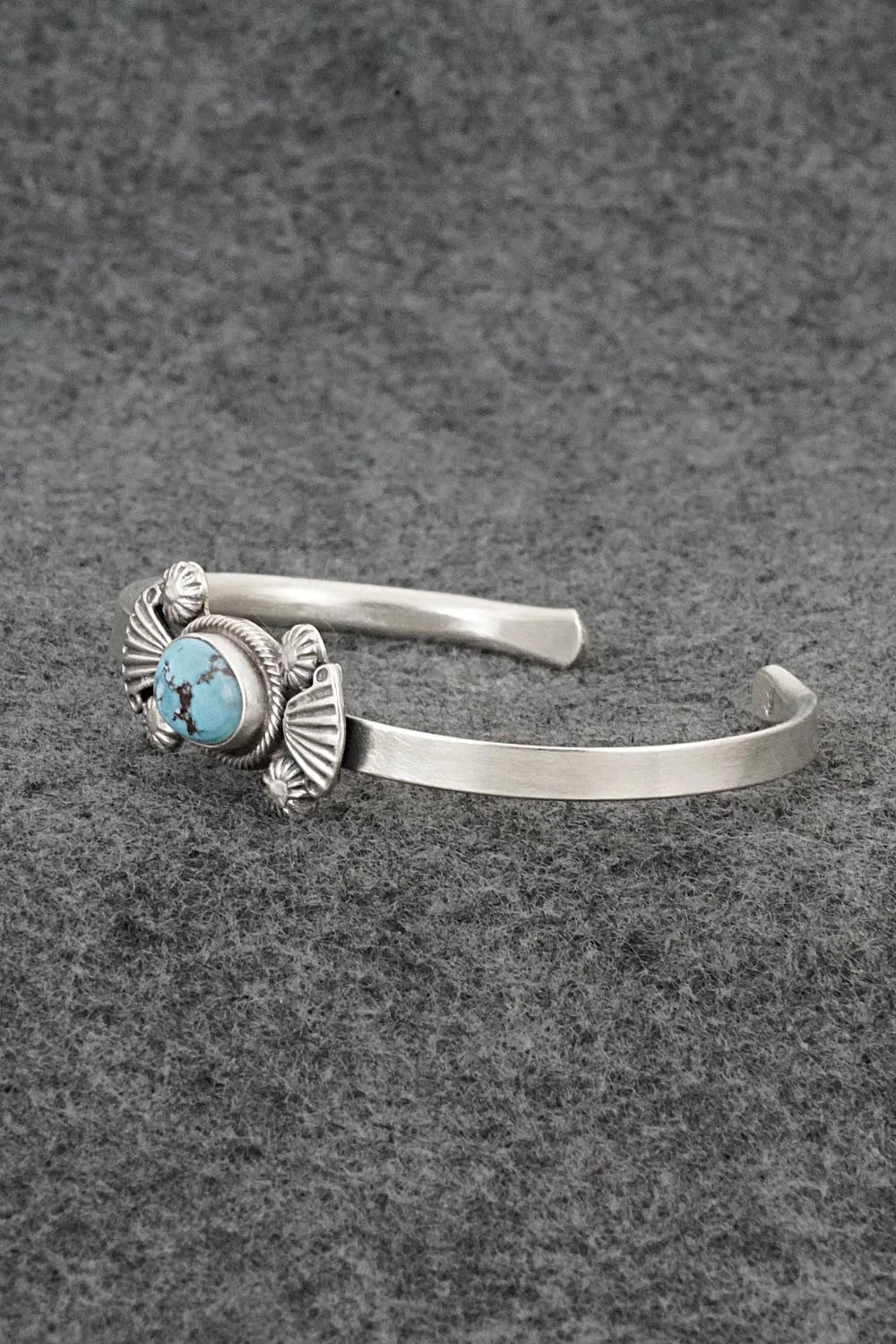 Turquoise & Sterling Silver Bracelet - Genevieve Francisco