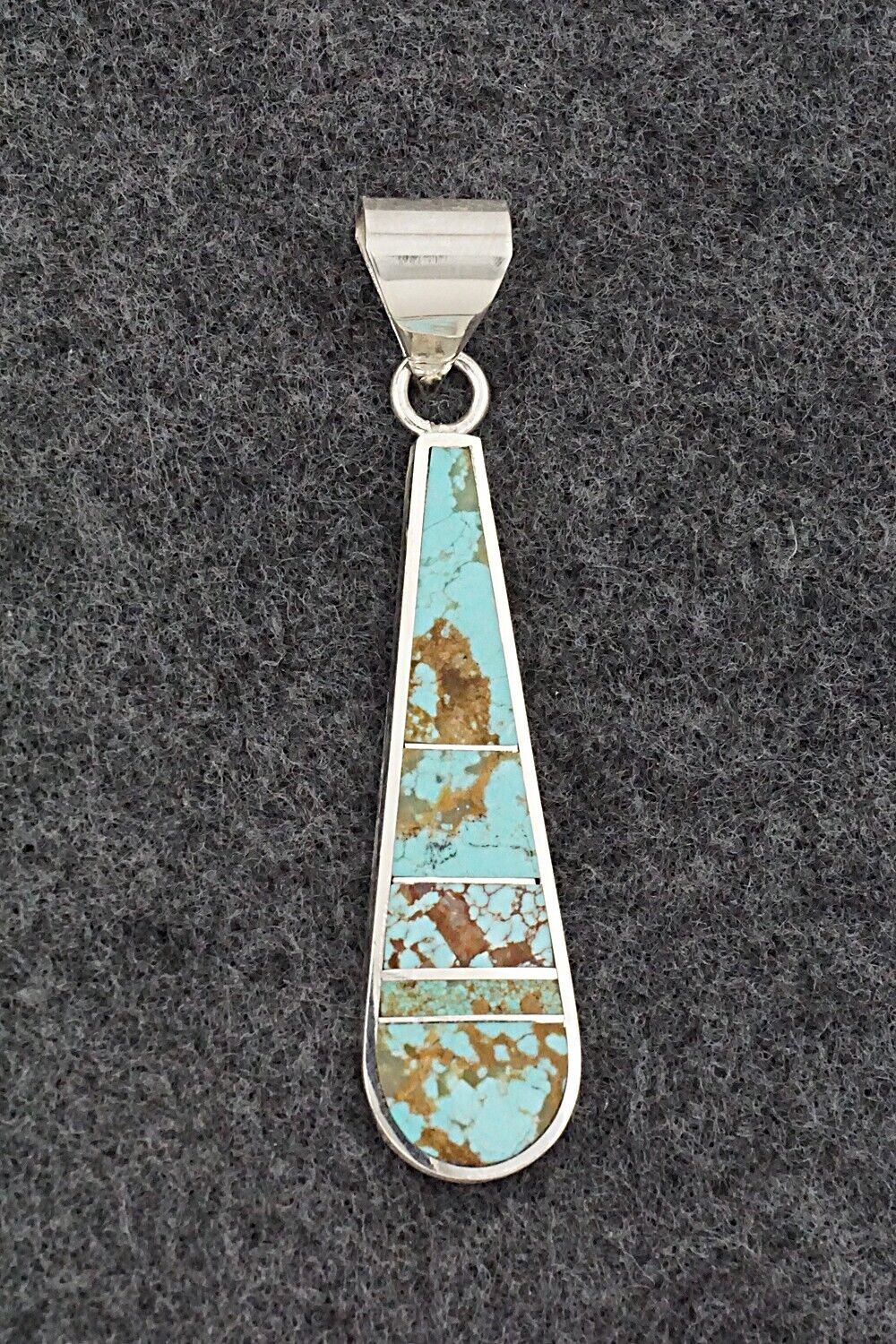 Turquoise & Sterling Silver Pendant - Harold Smith