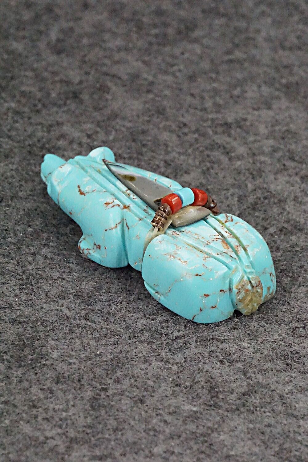 Badger Zuni Fetish Carving - Alex Tsethlikai
